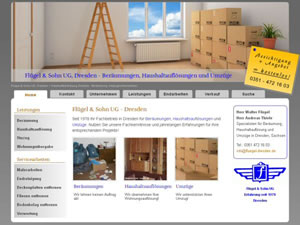 Webseite durchsuchen - Beräumung, Haushaltsauflösung, Umzüge Raum Chemnitz, Sachsen
